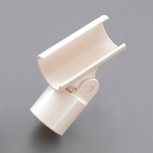 [Pipe Rack Use] 2-Way Plastic Joint (Ivory)