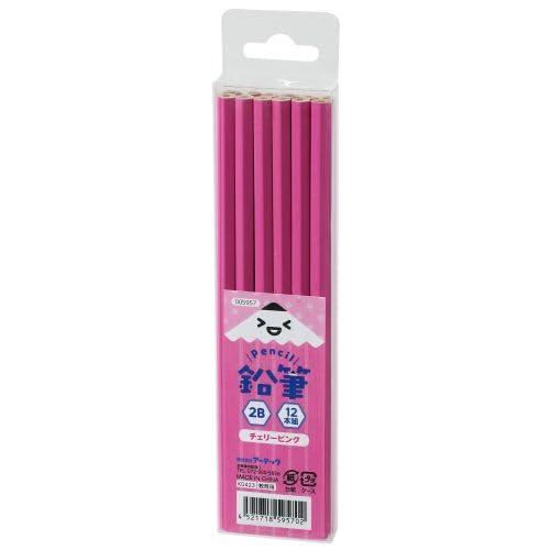 2B Pencils (12-Pack) Cherry Pink