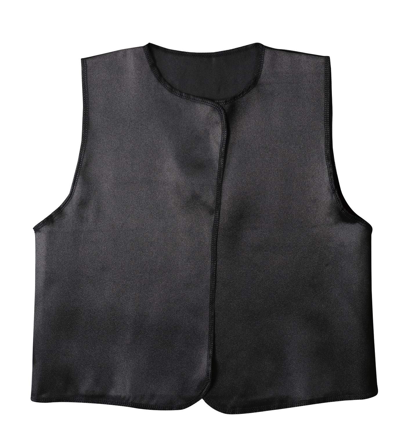 [Artec] Recital Kids Costume Soft Satin Vest Black Size C (for toddlers around 3 years old) 14524