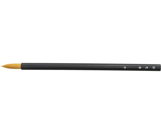Nylon Hex Black Handle Design Brush, Colored Brush Medium