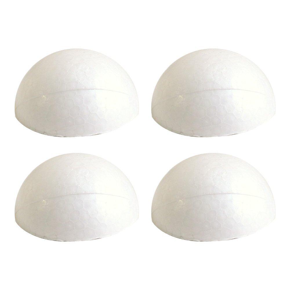 Nippon Chuko Half-Circle Styrofoam for Tsumami Zaiku 20 Pieces φ20mm White S51-20 Japanese Handicrafts Tsumami Zaiku Styrofoam Core for Tsumami Zaiku