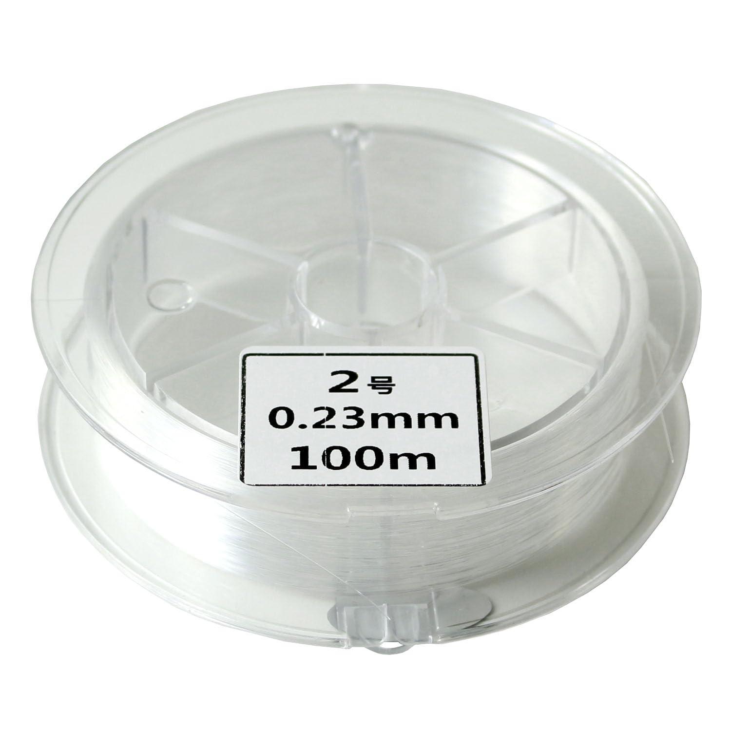 Nippon Chuko Nylon Thread for Accessory Making No. 2 / 0.23mm 100m Roll KET2-100M Accessories Accessory Materials Thread