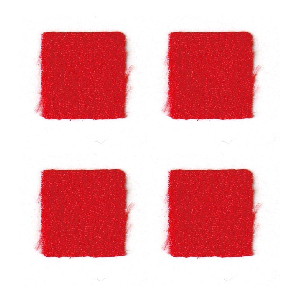 Nippon Chuko NBK Pre-Cut Tsumami Craft One-Stretch Crepe Plain 30 Sheets 20×20mm 4 Red S50CH20-4 Crafts & Handmade Supplies