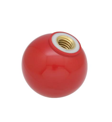M5x20mm Female Thread Plastic Ball (Red)