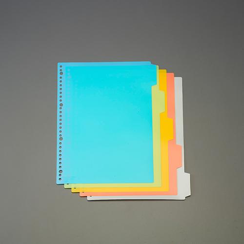A4 Color Index Sheets (PP Sheets / 5 Colors)