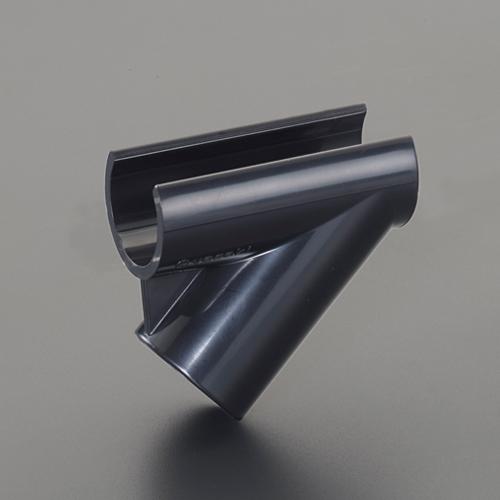 [Pipe Rack Use] 3-Way Plastic Joint (Black)