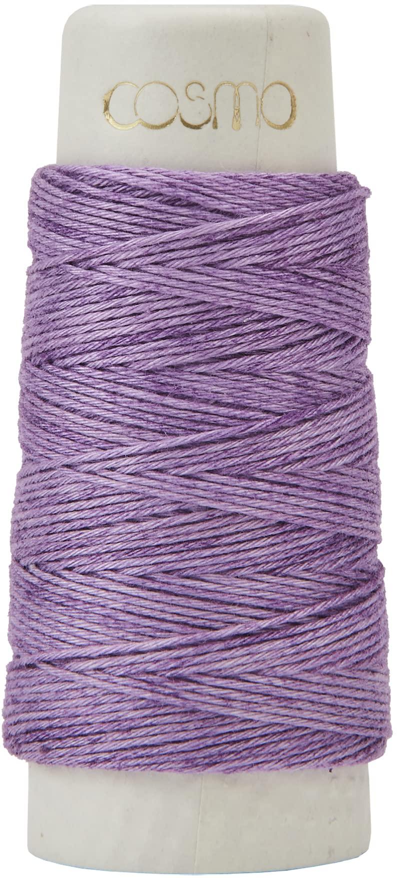 Cosmo LECIEN (Lucian) Hidamari Sashiko Thread Approx. 30m Col.204 Purple Spec 89