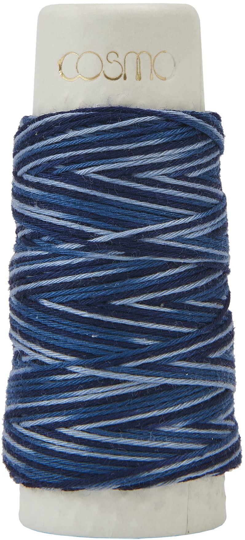 Cosmo LECIEN Hidamari Sashiko Thread Approx. 30m Col.405 Blue Gradient 89