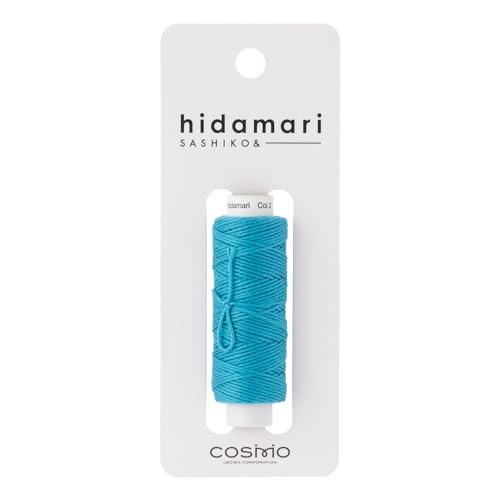 LECIEN Cosmo Hidamari Sashiko Thread Approx. 30m Solid Color Col.2 Poolside 122301 100% Cotton