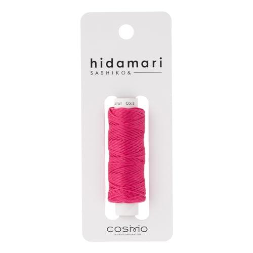 LECIEN Cosmo Hidamari Sashiko Thread Approx. 30m Solid Color Col.8 Tropical Bougainvillea 122301 100% Cotton