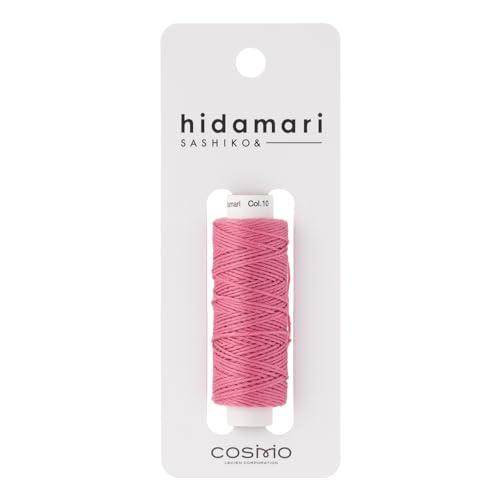 LECIEN Cosmo Hidamari Sashiko Thread Approx. 30m Solid Color Col.10 Raspberry Sorbet 122301 100% Cotton