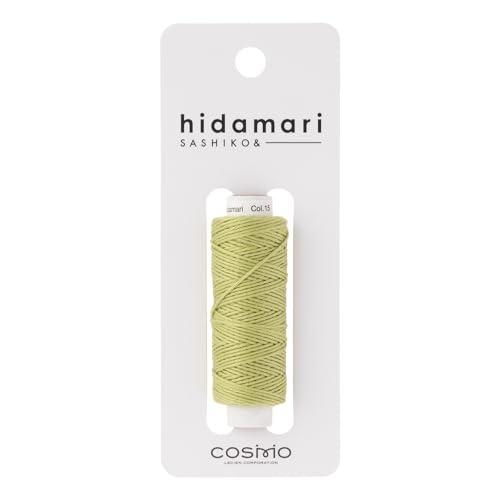 LECIEN Cosmo Hidamari Sashiko Thread Approx. 30m Solid Color Col.15 Butterbur 122301 100% Cotton