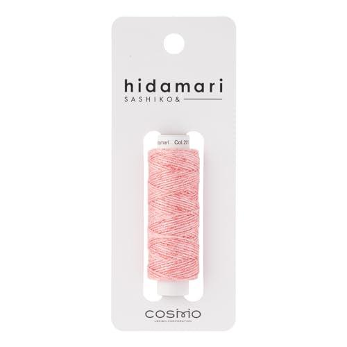 LECIEN Cosmo Hidamari Sashiko Thread Approx. 30m Spec Col.201 Condensed Milk Strawberry 122302 100% Cotton