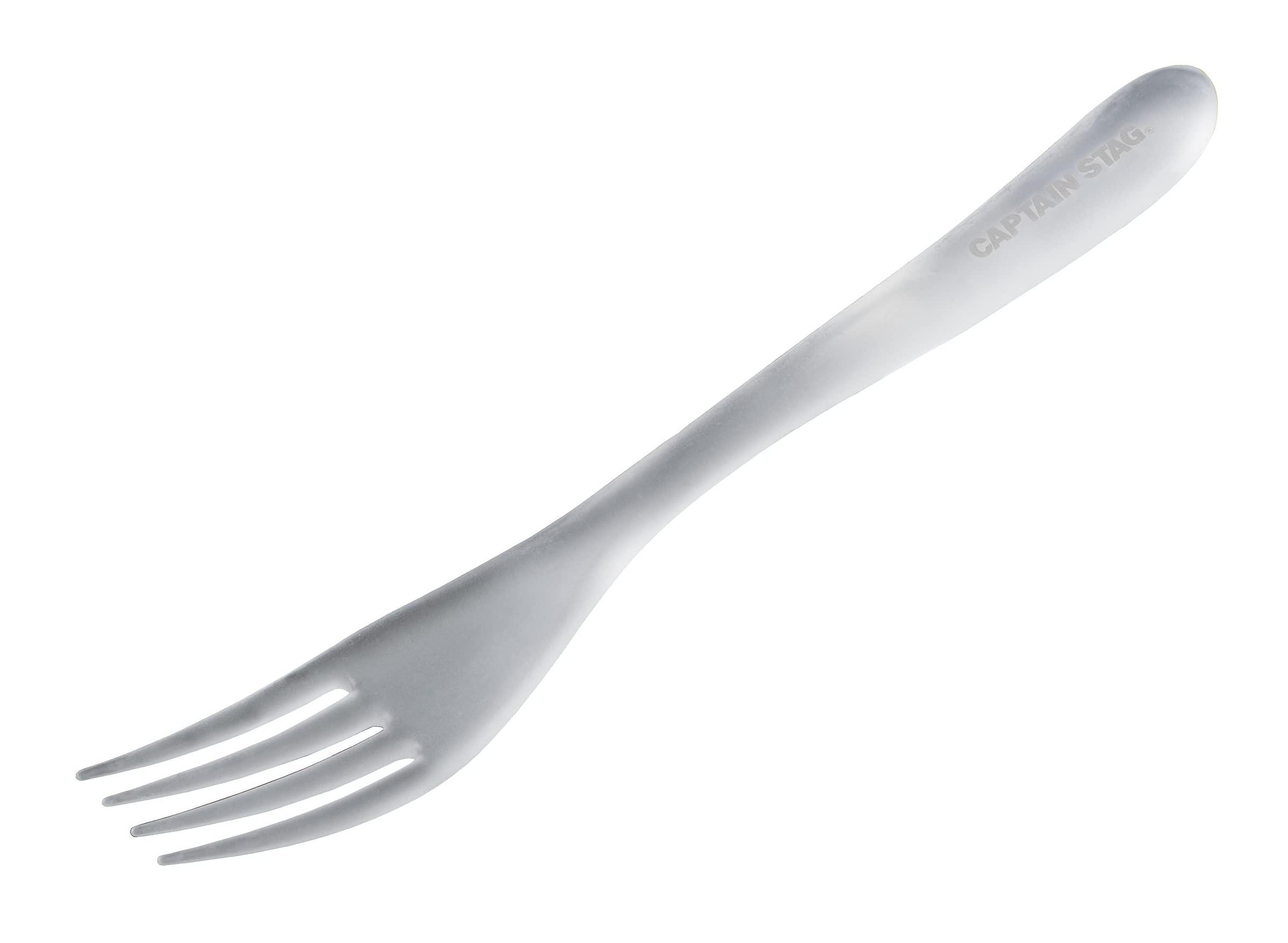 CAPTAIN STAG Cutlery Fork TPX Resin High Heat Resistance Fork Made in Japan S Size Clear G-FLOAT UH-3032