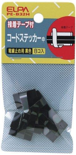ELPA Code Sticker for Wiring, Medium, Black, 8-Pack PE-B32H