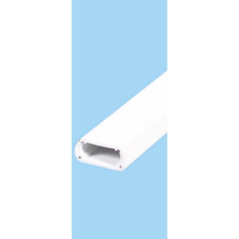 ELPA ABS Molding for Walls with Tape, Size 2, 1m, White MH-T21H(W)