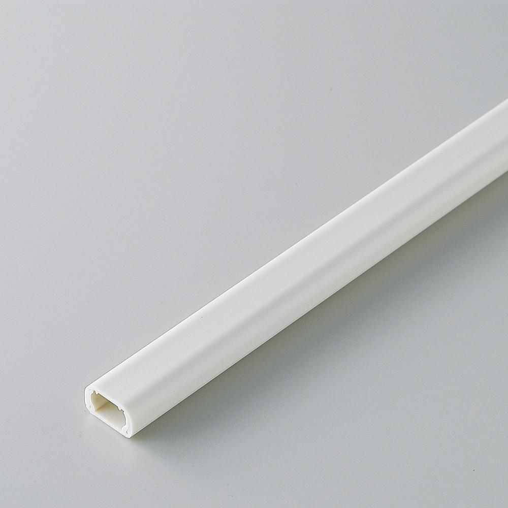 ELPA ABS Molding for Walls with Tape, Size 2, 1m, Milky White MH-T21H(M)