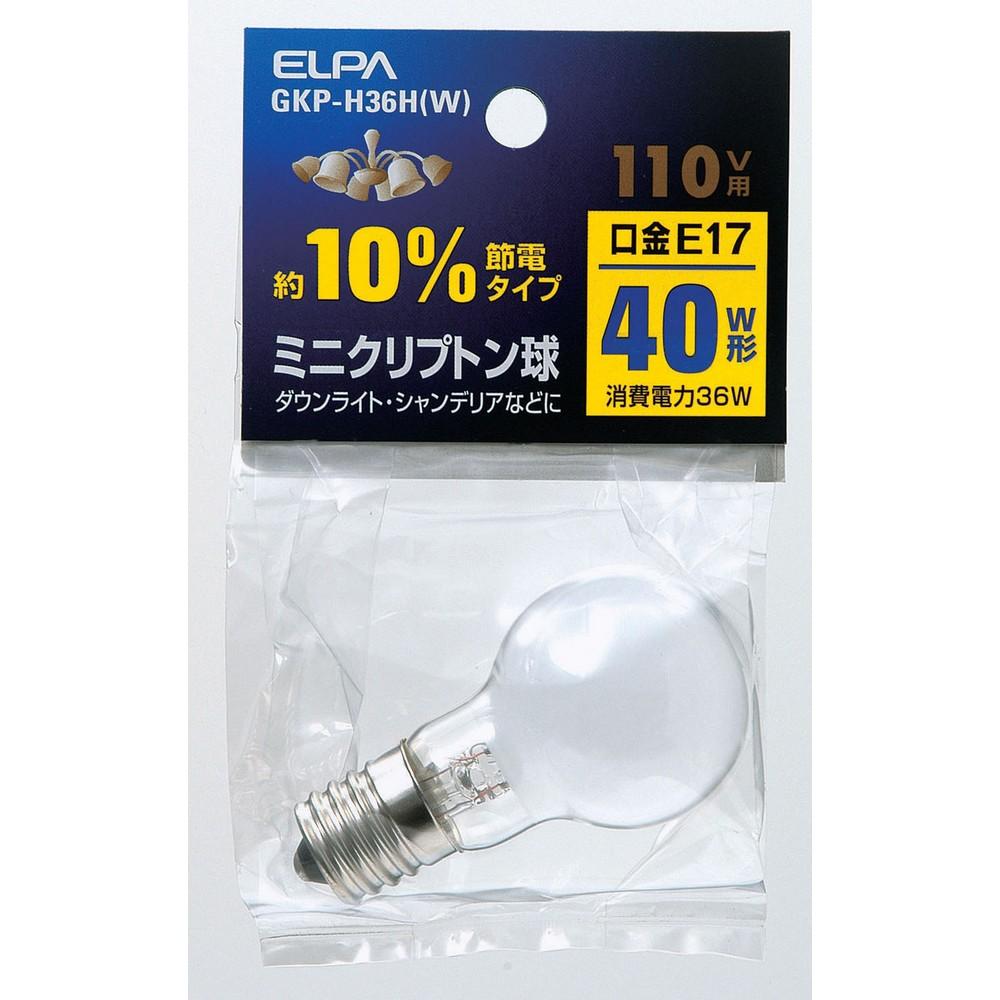 Asahi Electric ELPA Mini Krypton Bulb GKP-H36H(W)