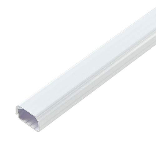 ELPA Wire Cover for Cutting with Scissors, 1m, White, for 2 Wires MH-CT11H(W)