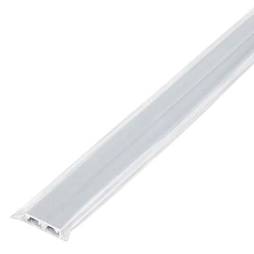 ELPA ABS Molding for Walls with Tape, Size 0, 2-Pack, White