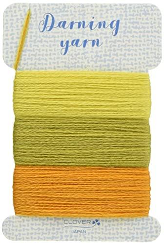 Clover Darning Thread Yellow Series Approx. 16m per spool CL57-216