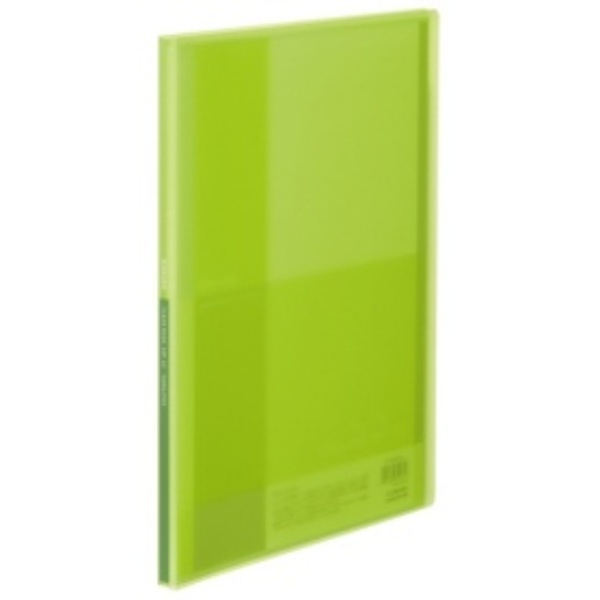 Kokuyo Clear Book (Glassele) Fixed Type A4 Vertical 20 Pockets Light Green Ra-GL20LG 1 Book
