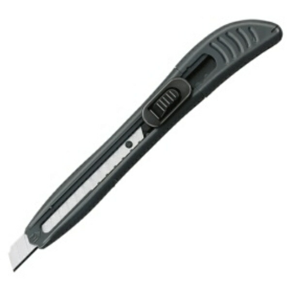 KOKUYO Utility Knife Standard Type 9mm Blade Width with Grip Black HA-7ND