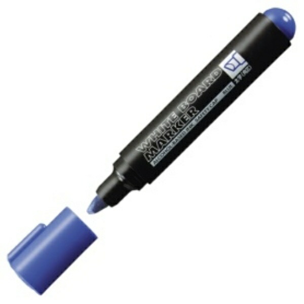 KOKUYO Whiteboard Marker, Bold Square Tip, Blue, PM-B113NB, 1 piece 019-9803