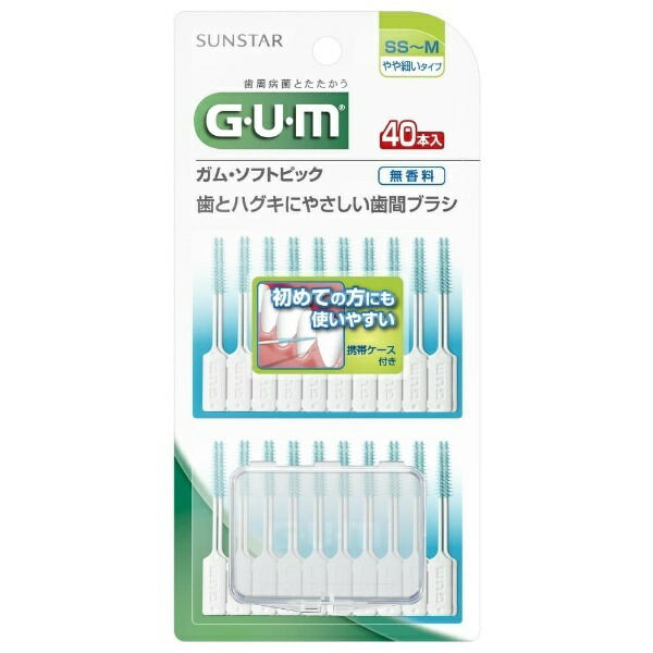 Gum Soft Pick 40-Pack, Unscented [SSM]