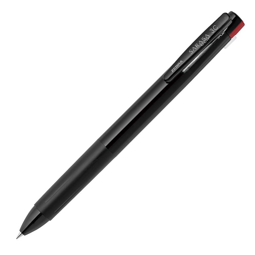 Zebra 3-Color Ballpoint Pen Sarasa Clip 3C 0.5mm Black J3J5-BK