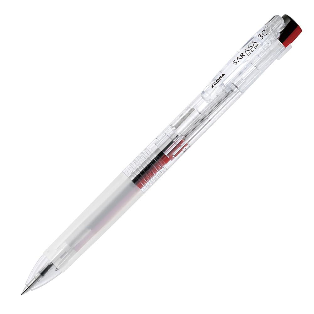 Zebra 3-Color Ballpoint Pen Sarasa Clip 3C 0.5mm Transparent J3J5-C