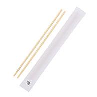 HEIKO Takemaru Slim Paper-Wrapped Chopsticks 4.5φ×20cm Bleached 100 Pairs Per Pack 004636375 1 Pack (100 Pairs)