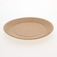 Shimojima HEIKO Paper Plates, Disposable, Commercial Use, Stylish, Kraft, 20cm, 30 Sheets