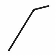 HEIKO Flexible Straws 6×21mm Black 200-Pack 004712860 1 Pack (200 pieces)