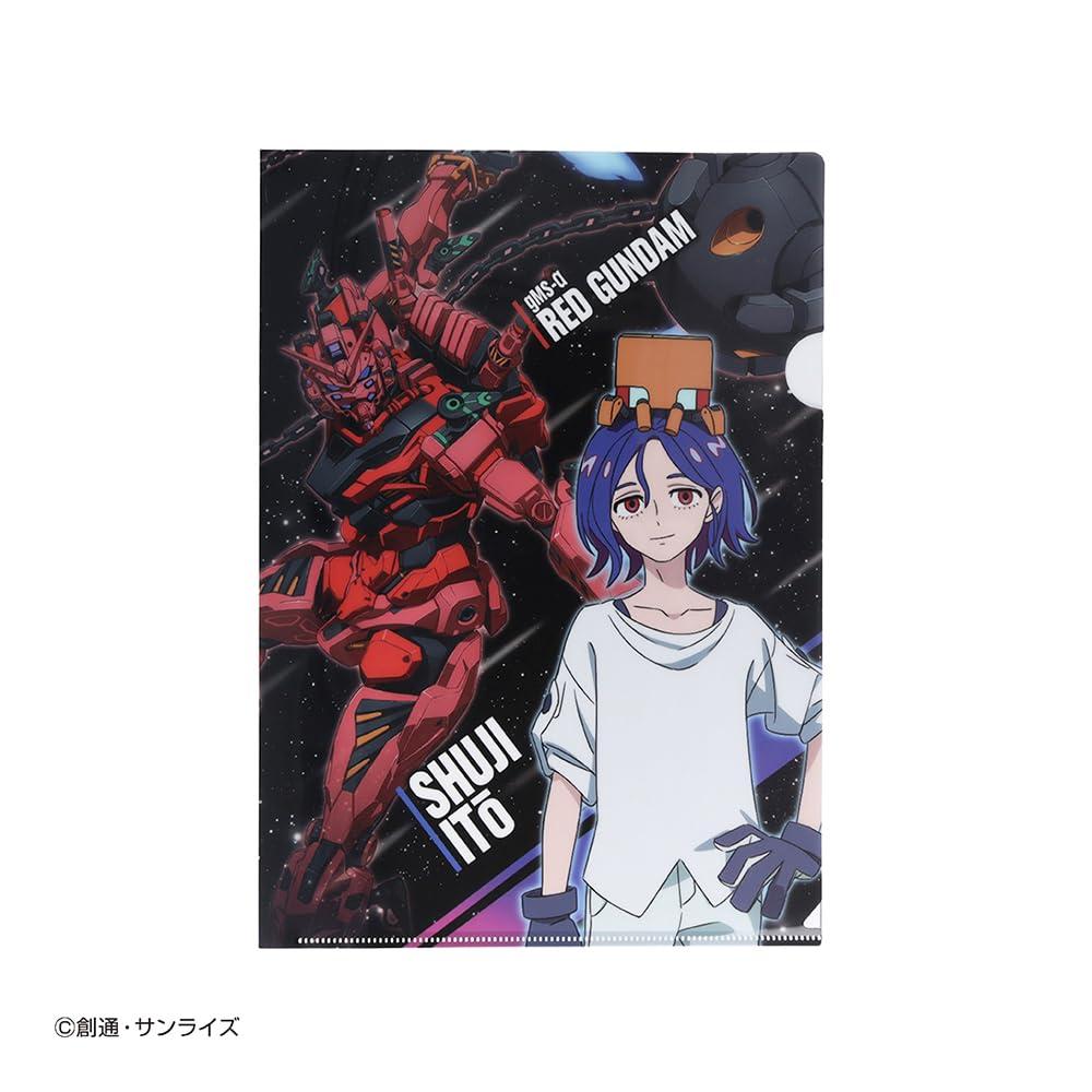 Sunstar Stationery Gundam GQuuuuuuX Movie Edition Clear File Single Zigax Shuji & Red Gundam S2173620