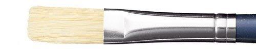Paintbrush, hog bristle (plastic handle), flat type