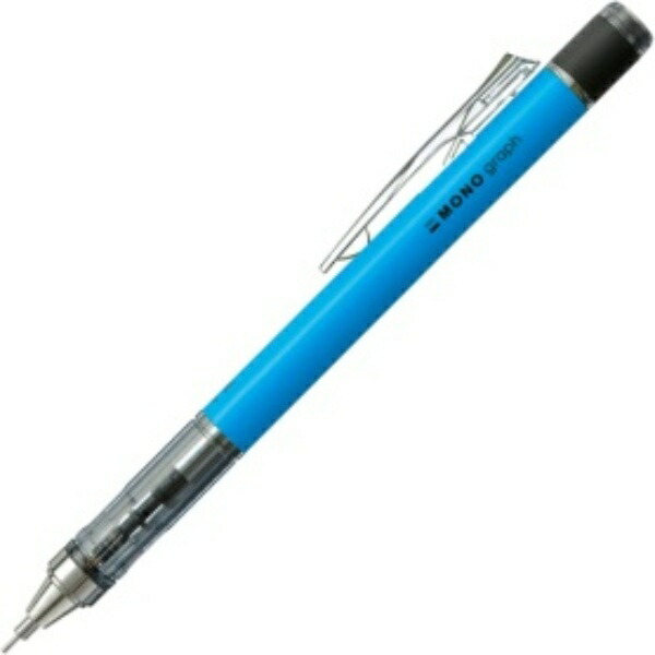 Tombow Pencil 0.5mm MONO Monograph Mechanical Pencil (Shake to Advance Lead) Neon Blue DPA-134B