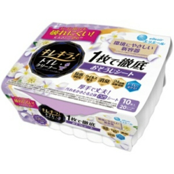 Daio Paper Erielle Kirekira! Clean Floral Scent Refill Pack 1 Pack (10 Sheets)