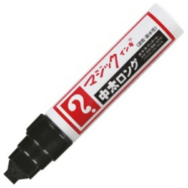 Teranishi Chemical Oil-Based Marker Magic Ink Medium-Thick Long Black MTB-LP-T1 1 Piece