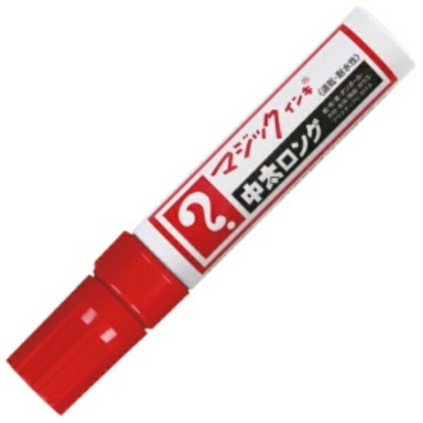 Teranishi Chemical Oil-Based Marker Magic Ink Medium-Thick Long Red MTB-LP-T2 1 Piece
