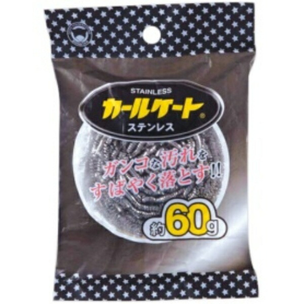 Bonstar Stainless Steel Scouring Pad, Curled Type, Approx. 60g Quickly removes stubborn grime Can be used on wire mesh and similar surfaces