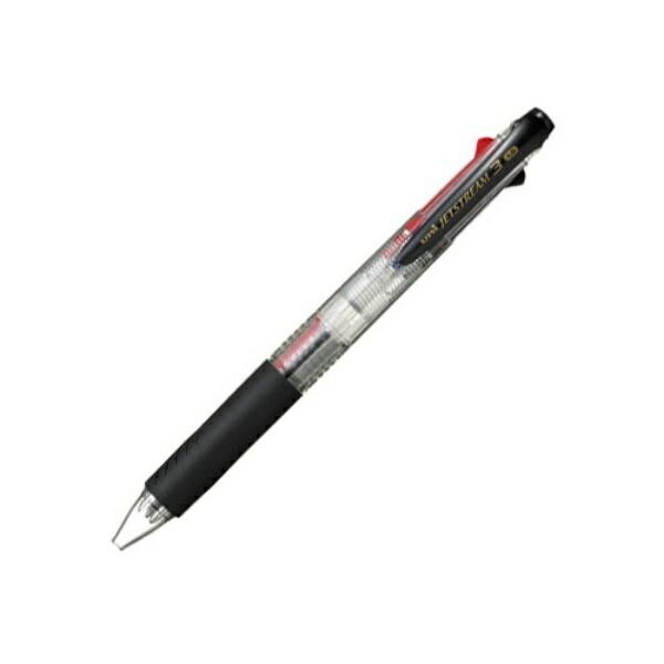 Mitsubishi Pencil 3-Color Ballpoint Pen Jetstream 1.0 Transparent Easy Writing SXE340010.T