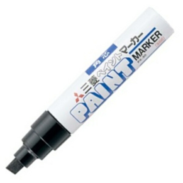 Mitsubishi Pencil Oil-Based Paint Marker, Bold Square Tip, Black PX30.24, 1 Piece