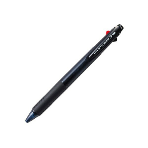 Mitsubishi Pencil 3-Color Ballpoint Pen Jetstream 0.7mm Transparent Black Easy Writing SXE340007T.24