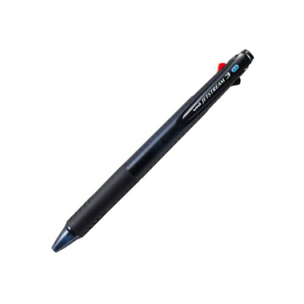Mitsubishi Pencil 3-Color Ballpoint Pen Jetstream 0.5mm Transparent Black Easy Writing SXE340005T.24