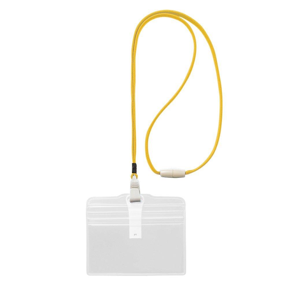 Lion Office Supplies Hanging Clip Name Tag N-77FR Yellow