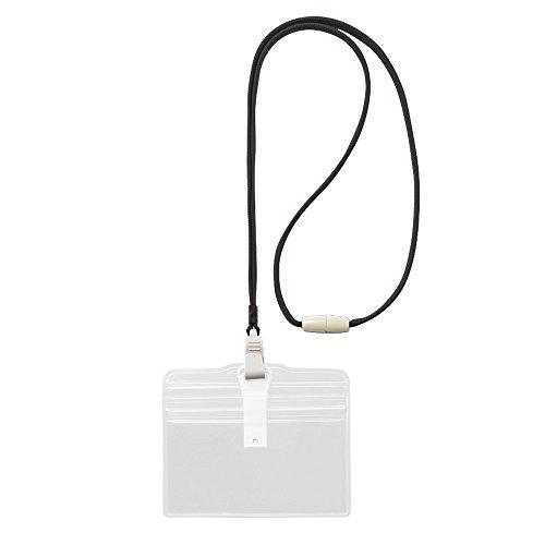 Lion Office Supplies Hanging Clip Name Tag N-77FR Black