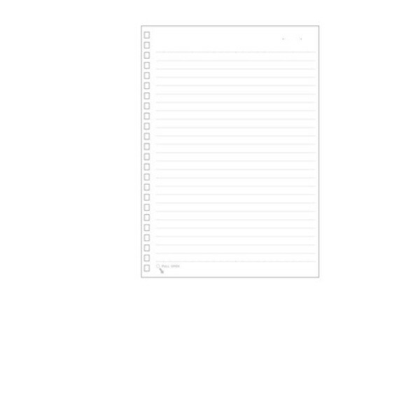 Rihitorabu Twist Ring Notebook Replacement Sheets A5 24-Hole A-Ruled 1 Set = 30 Sheets N1650A