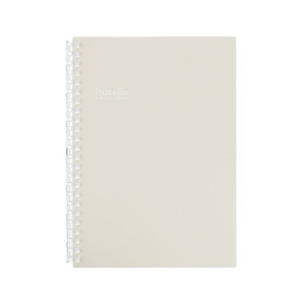 Rihitorabu Open Ring Notebook Twist Notebook A5S Pastello 24-Hole Beige N1958-16