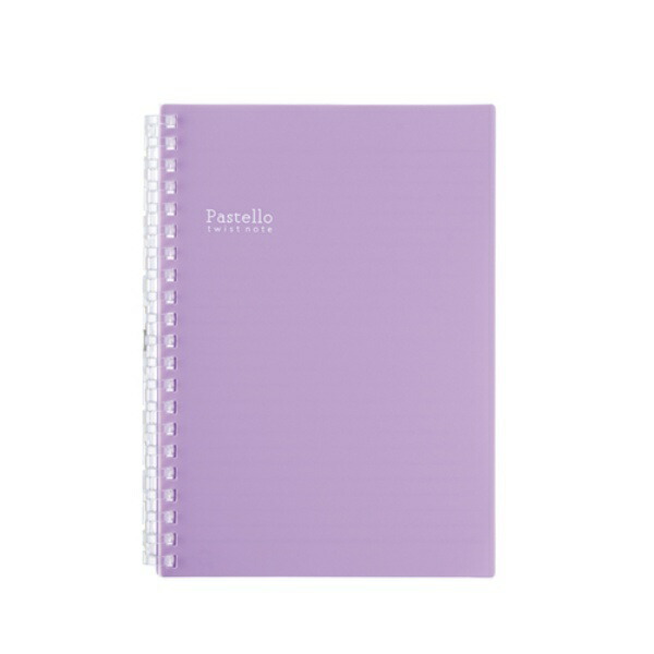 Lihit Lab. Pastello Twist Notebook 10 Purple B6 Vertical Type (S-Type) 21-Hole N-1969-10
